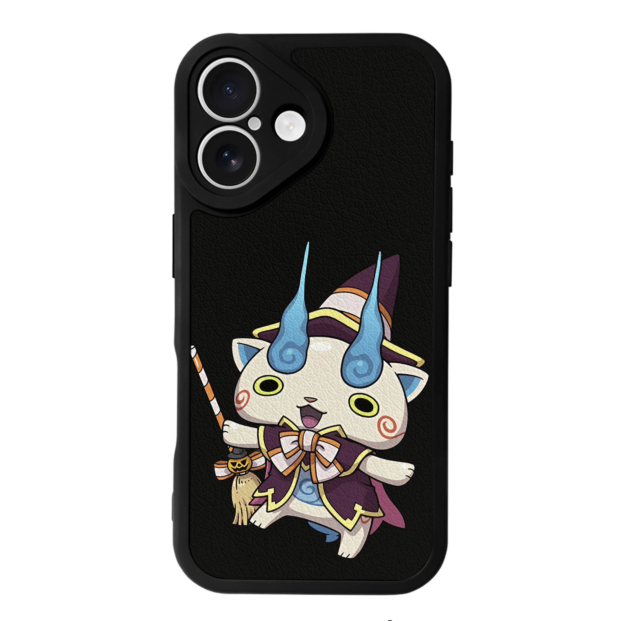 （画像用） 妖怪ウォッチ Yo-kai Watch 【iPhone 16シリーズ対応】シリコンスマホケース（レザー調） 材質：シリコン